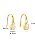 Personalized Teardrop Elegance Ashes Earrings