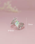 Moonlit Grove Ashes Ring: A Love Beyond Time