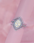 Eternal Eye Ashes Ring Set - Memorial Jewelry Keepsake