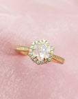 Honeycomb Grace Ashes Ring: A Love Tribute