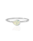 Pure Drop Ashes Ring: Love in Every Teardrop