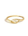 Personalized Ashes Ring: Serene Circle Tribute
