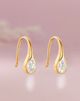 Personalized Teardrop Elegance Ashes Earrings