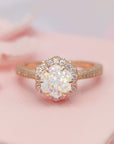 Honeycomb Grace Ashes Ring: A Love Tribute