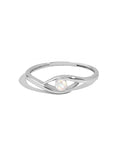 Personalized Ashes Ring: Serene Circle Tribute