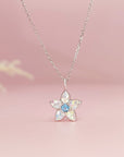 Handcrafted Ashes Necklace: Petal Blossom Design