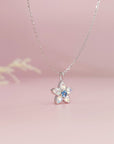 Handcrafted Ashes Necklace: Petal Blossom Design