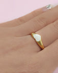 Personalized Breastmilk Ring | Eternal Heart Keepsake