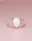 Handcrafted Teardrop Breast Milk Ring - Unique Keepsake