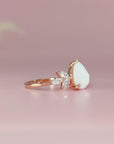 Handcrafted Teardrop Breast Milk Ring - Unique Keepsake