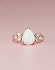 Handcrafted Teardrop Breast Milk Ring - Unique Keepsake