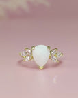 Handcrafted Teardrop Breast Milk Ring - Unique Keepsake