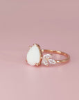 Handcrafted Teardrop Breast Milk Ring - Unique Keepsake