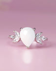 Handcrafted Teardrop Breast Milk Ring - Unique Keepsake
