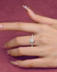 Personalized Moissanite Ashes Ring for Lasting Memories