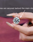 Celestial Spark Moissanite Ashes Ring of Love