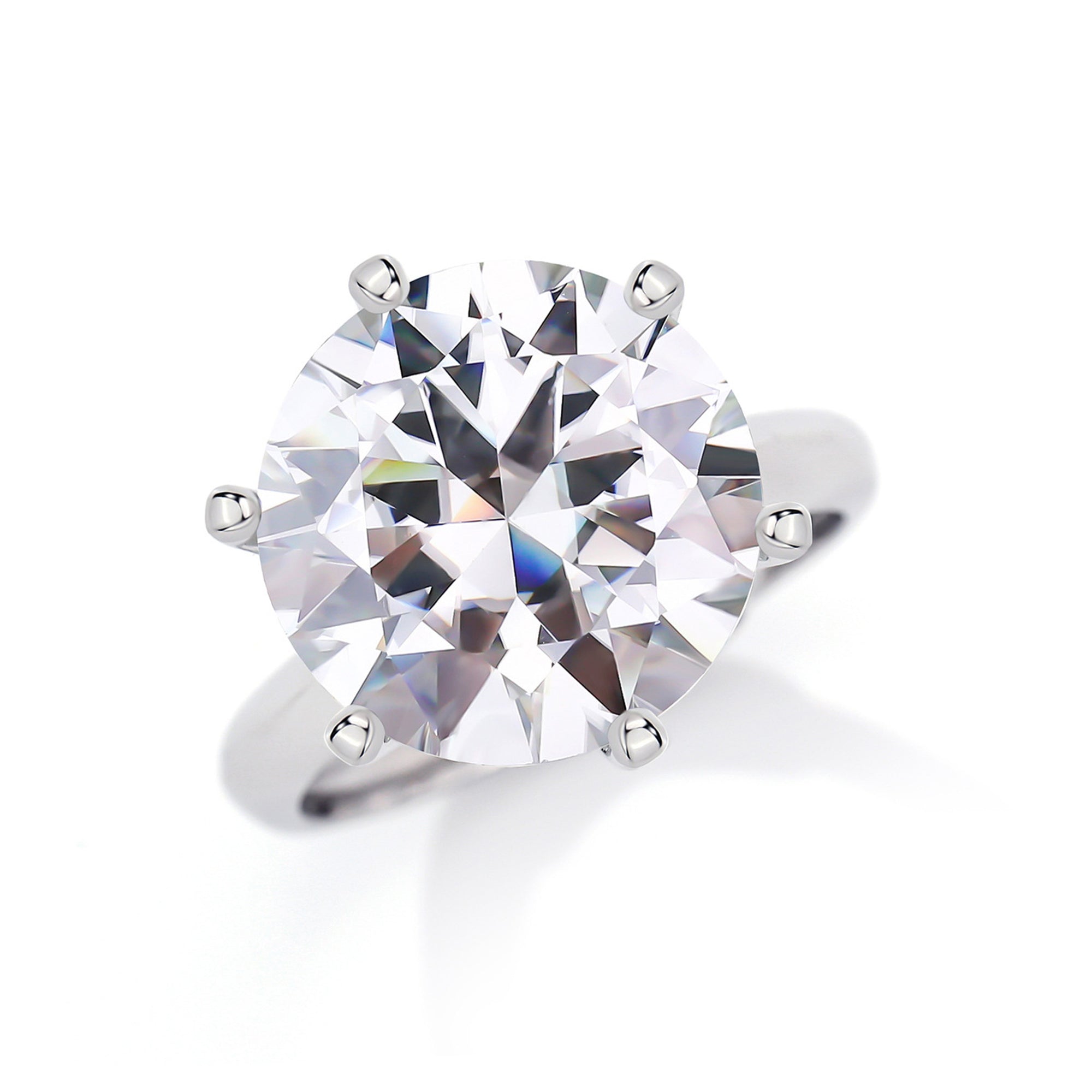 Celestial Spark Moissanite Ashes Ring of Love