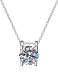 Urban Gleam Moissanite Ashes Necklace: Meaningful Gift