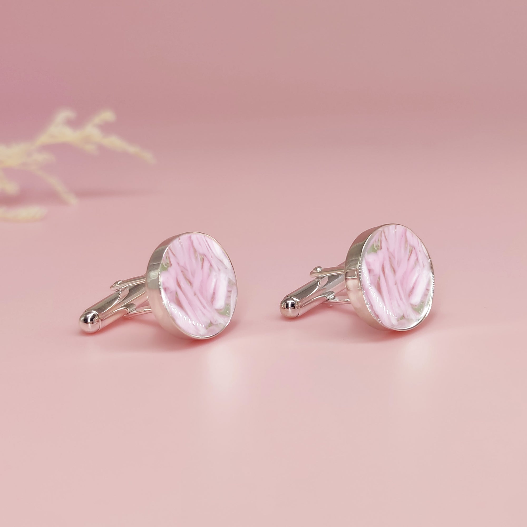 Heartfelt Pregnancy Test Cuff Links for New Moms