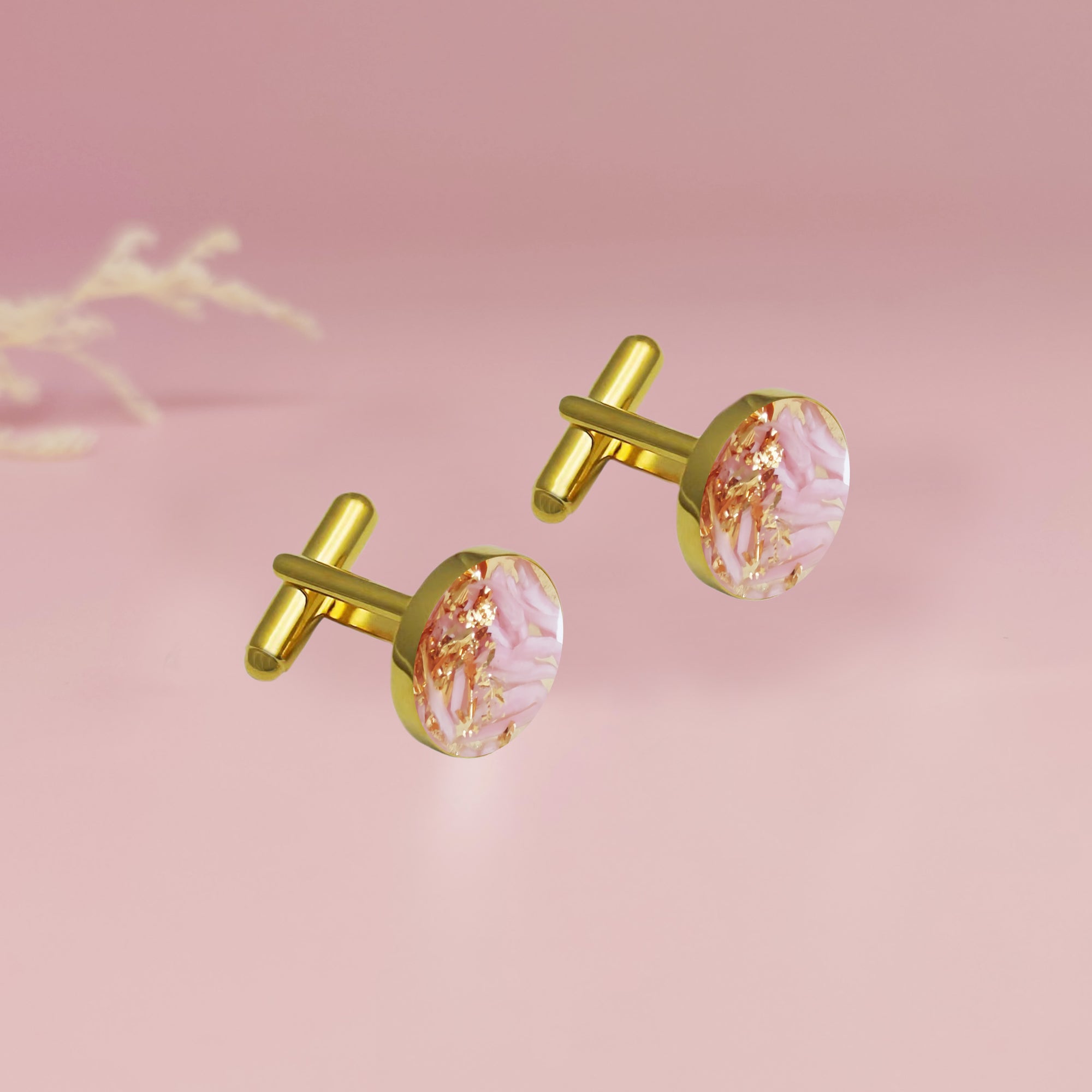 Heartfelt Pregnancy Test Cuff Links for New Moms