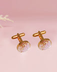Heartfelt Pregnancy Test Cuff Links for New Moms