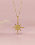 Radiant Sun Ashes Necklace - Memorial Keepsake Jewelry