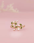 Nature's Embrace: Unique Birthstone Cremation Ring Gift