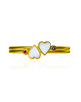 Personalized Birthstone Breast Milk Ring for Moms