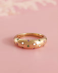 Unique Birthstone & Breast Milk Ring Gift for Moms