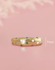 Unique Birthstone & Breast Milk Ring Gift for Moms