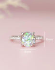 Iridescent Ashes Ring | Memorial Keepsake Jewelry