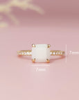 Personalized Breastmilk Ring - Custom Keepsake Jewelry