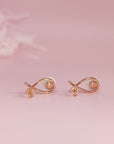 Infinity Embrace: Love-Inspired Breastmilk Earrings