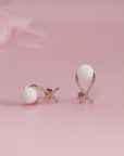 Infinity Embrace: Love-Inspired Breastmilk Earrings
