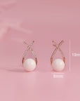 Infinity Embrace: Love-Inspired Breastmilk Earrings