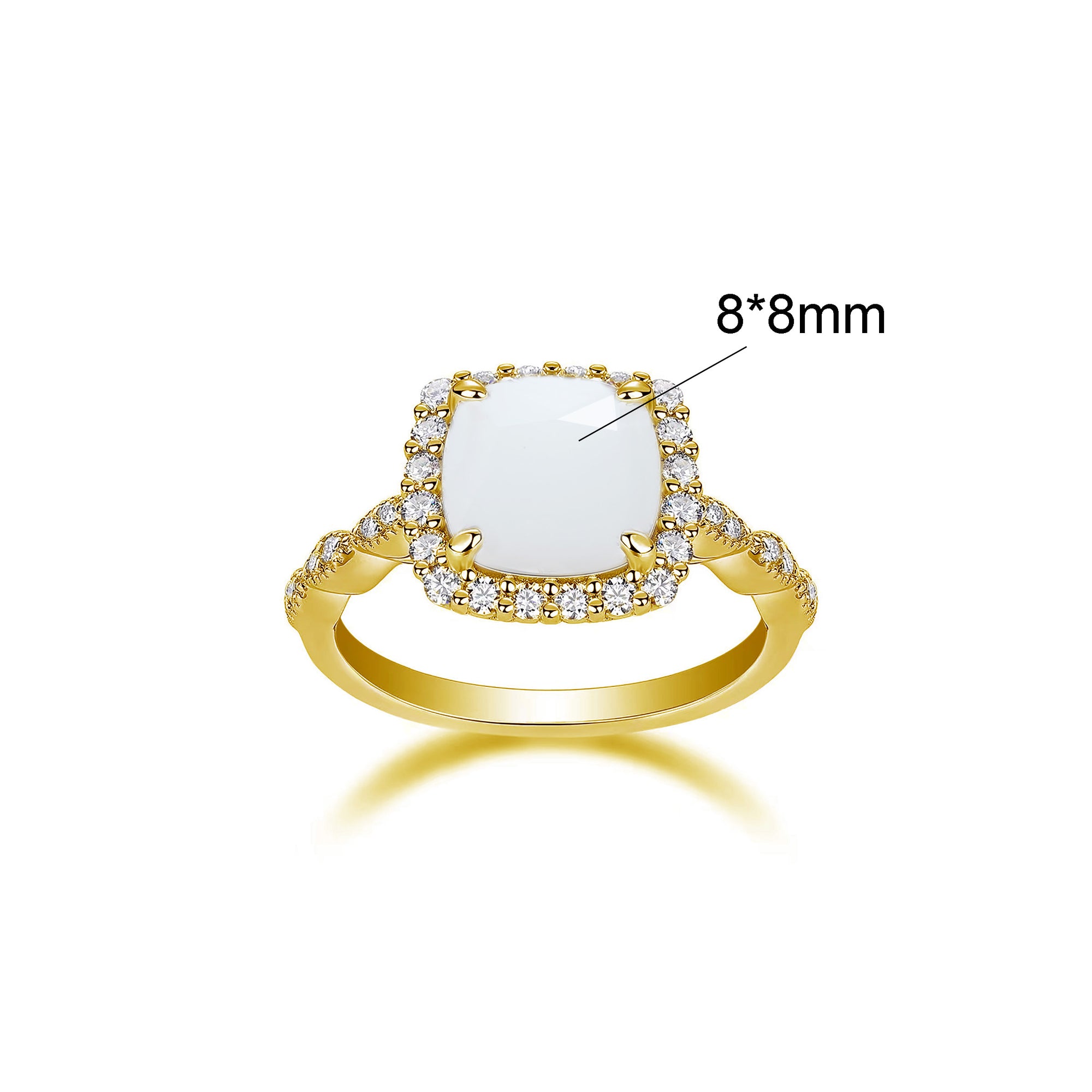 Handcrafted Golden Grace Breastmilk Ring