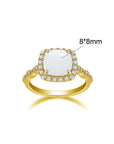 Handcrafted Golden Grace Breastmilk Ring