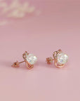 Memorial Ashes Pearl Earrings - A Lasting Keepsake