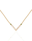 Love's Embrace: Birthstone Ashes Necklace