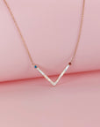 Love's Embrace: Birthstone Ashes Necklace
