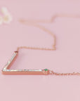 Love's Embrace: Birthstone Ashes Necklace