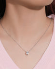 Elegant Moissanite Ashes Necklace for Lasting Memories