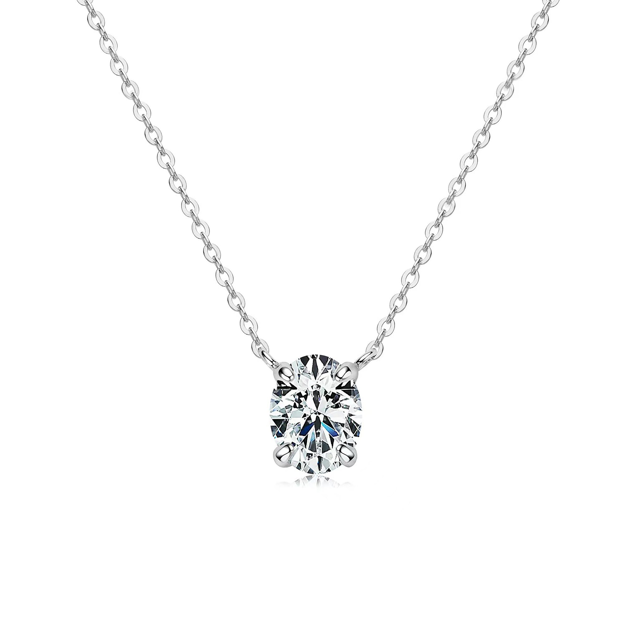 Elegant Moissanite Ashes Necklace for Lasting Memories