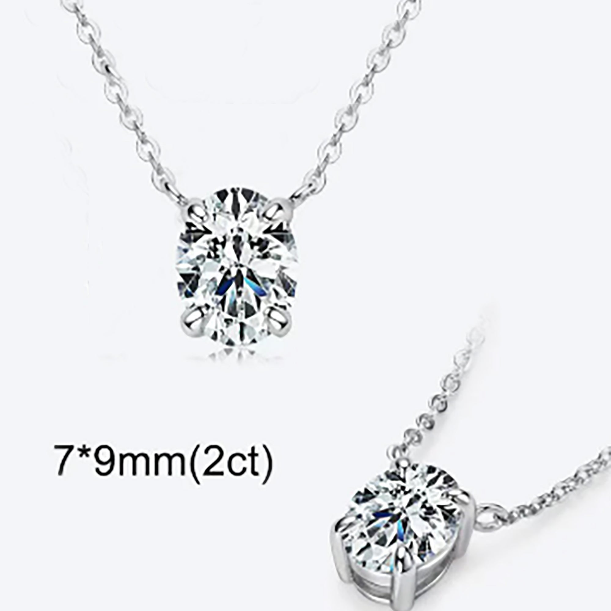 Elegant Moissanite Ashes Necklace for Lasting Memories