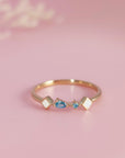 Meaningful Breast Milk Birthstone Ring Gift Idea