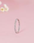 Personalized Full Pavé Ashes Ring for Lasting Memories