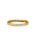 Personalized Full Pavé Ashes Ring for Lasting Memories
