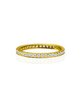 Personalized Full Pavé Ashes Ring for Lasting Memories