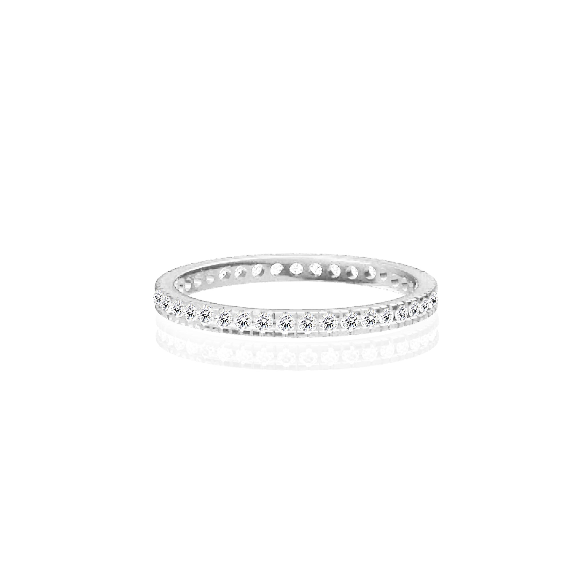 Personalized Full Pavé Ashes Ring for Lasting Memories