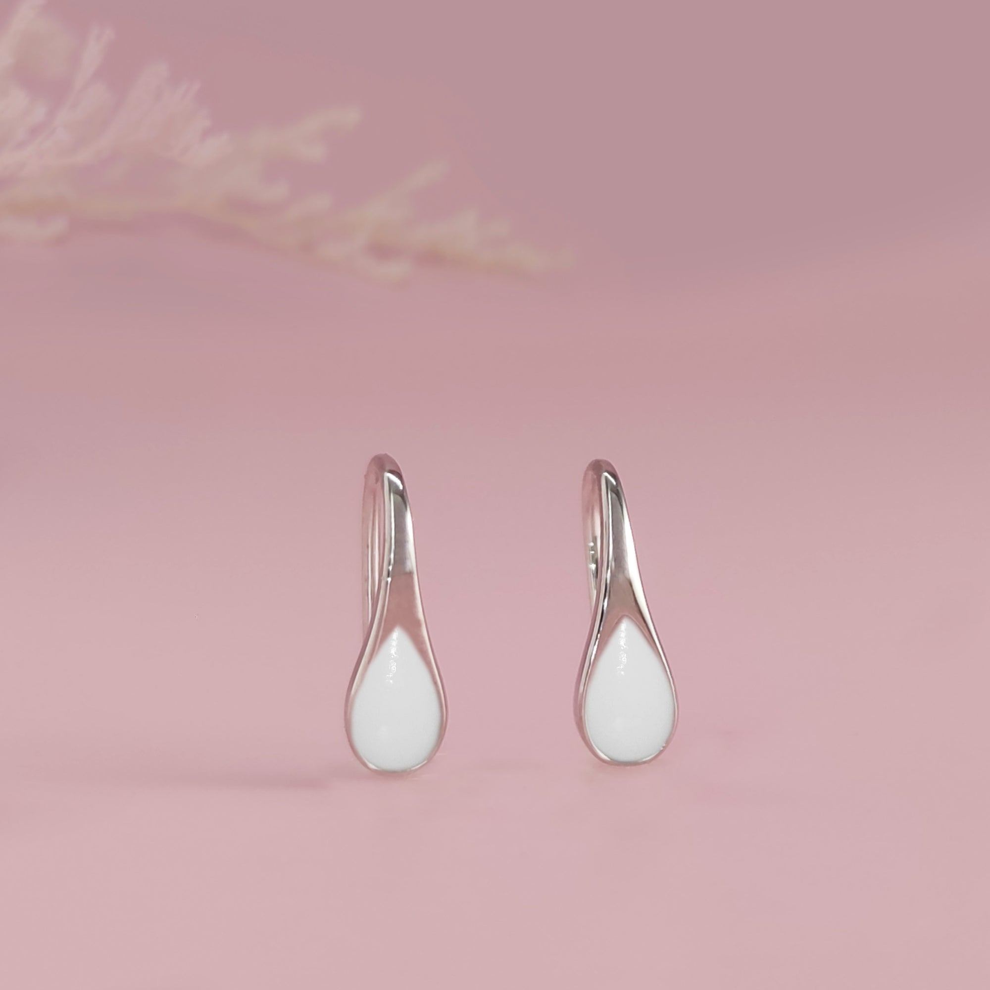 Teardrop Breastmilk Earrings: Timeless Memorial Jewelry